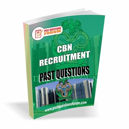 Central Bank of Nigeria CBN Recruitment Past Questions