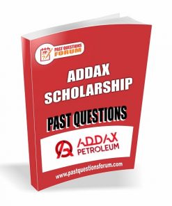 ADDAX Scholarship Past Questions