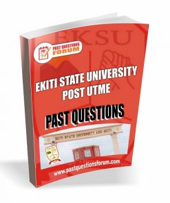 EKSU Post UTME Past Questions