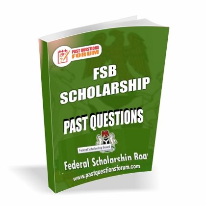 FSB Scholarship Past Questions For Postgraduate | Federal Government Scholarship Past Questions And Answers