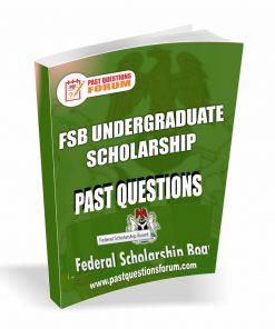 FSB Undergraduate Scholarship Past Questions