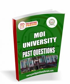 Moi University Past Questions Paper