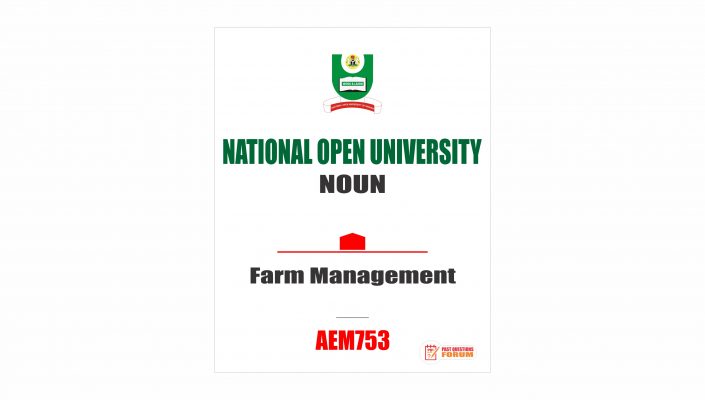 AEM753 - Farm Management - Past Questions Forum
