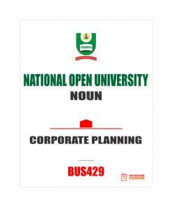 BUS429 - CORPORATE PLANNING (october-2019)