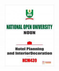 HCM439 - Hotel Planning and Interior Decoration (october-2019)