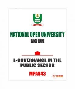E-Governance in the Public Sector