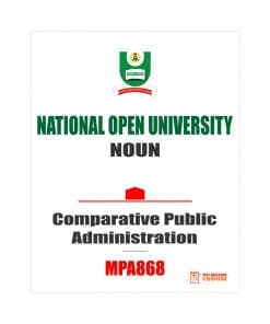 MPA868 - Comparative Public Administration (october-2019)